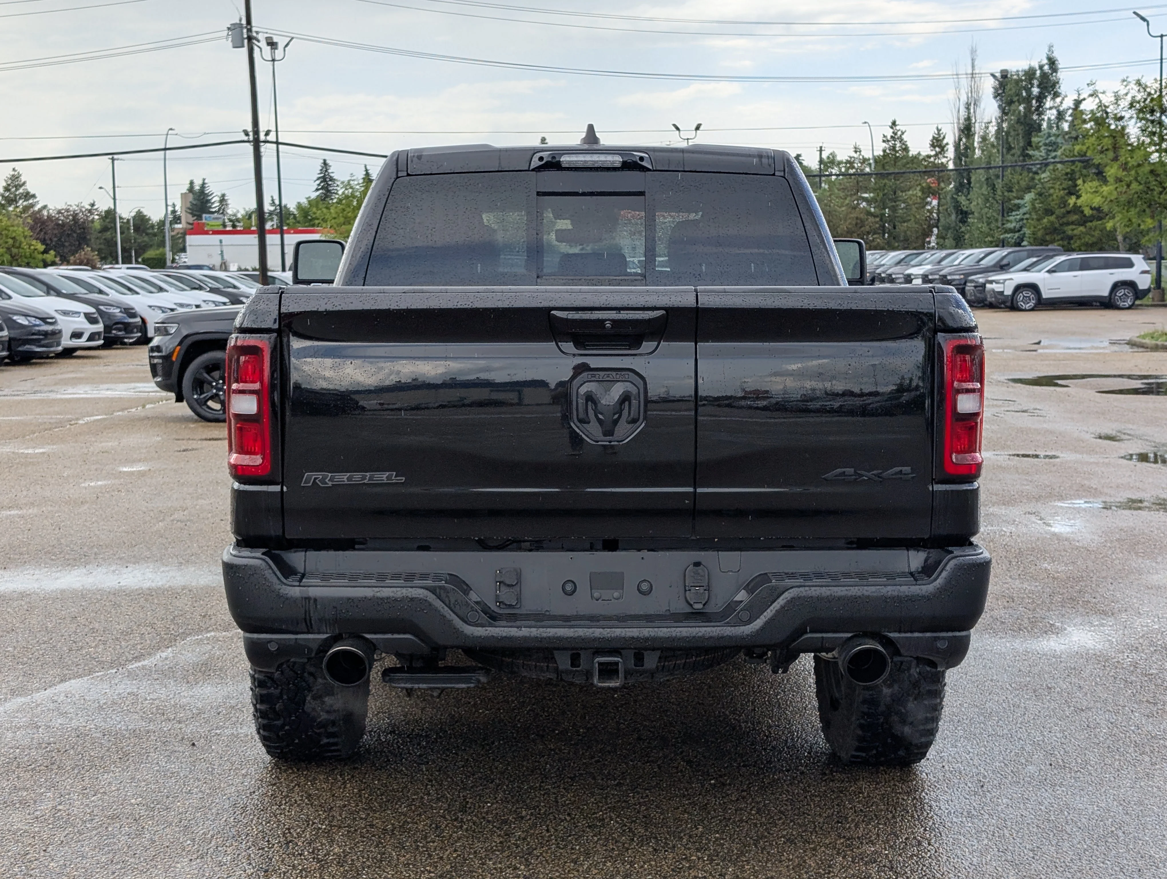 Used 2025 Diamond Black Crystal Pearlcoat Ram Rebel image 5