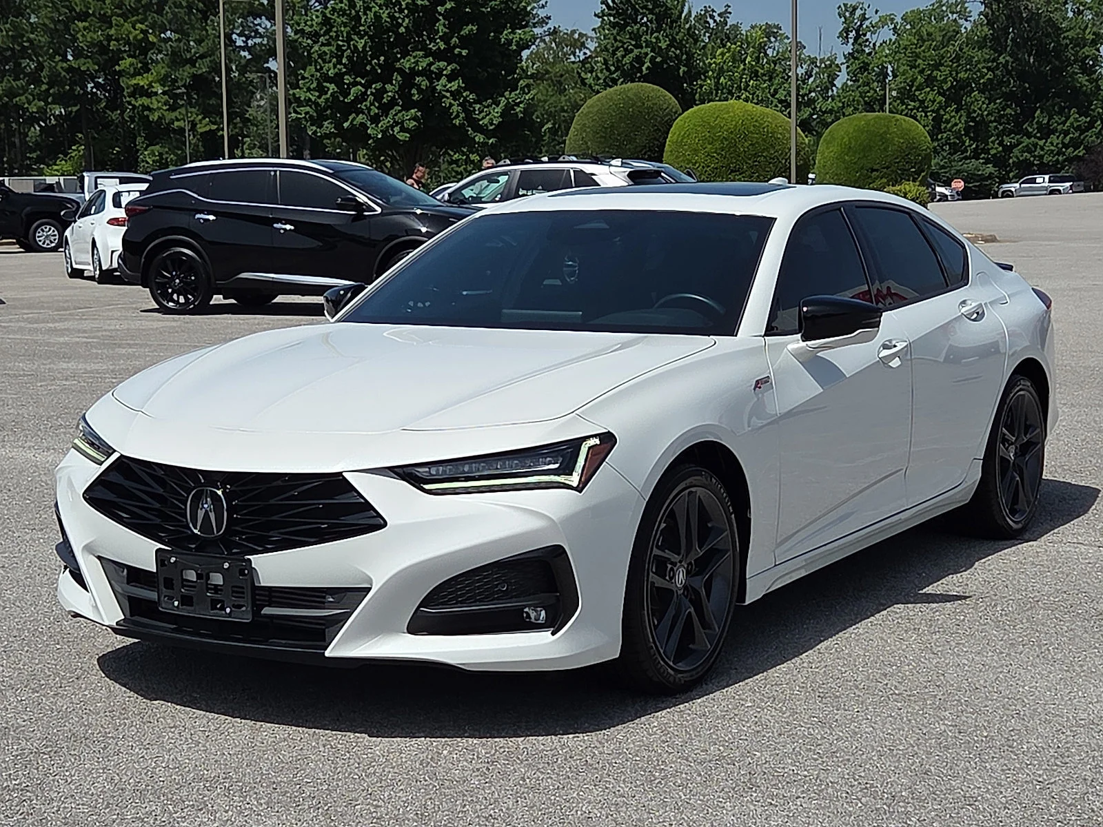 Used 2025 Platinum White Pearl Acura w/A-Spec Package image 2