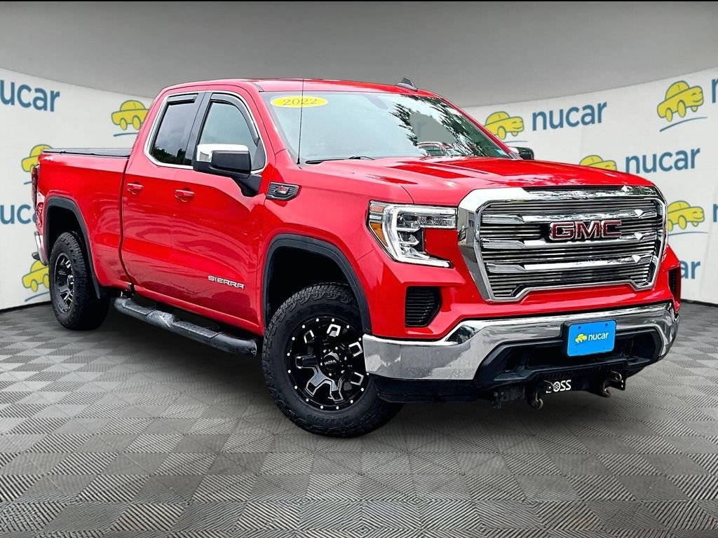 Used 2022 Cardinal Red GMC SLE image 1