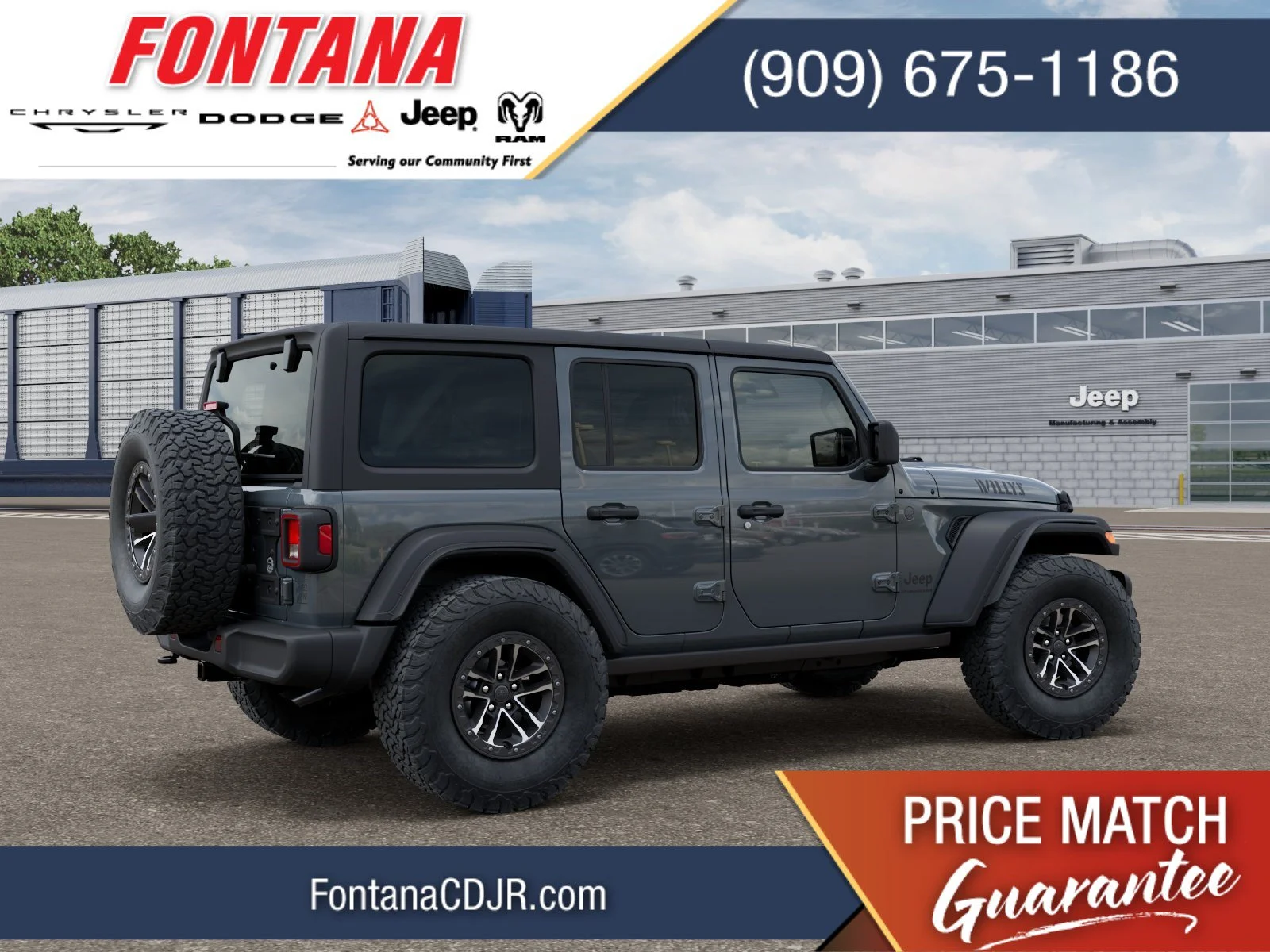 New 2026 Anvil Clear-Coat Exterior Pain Jeep Willys image 1