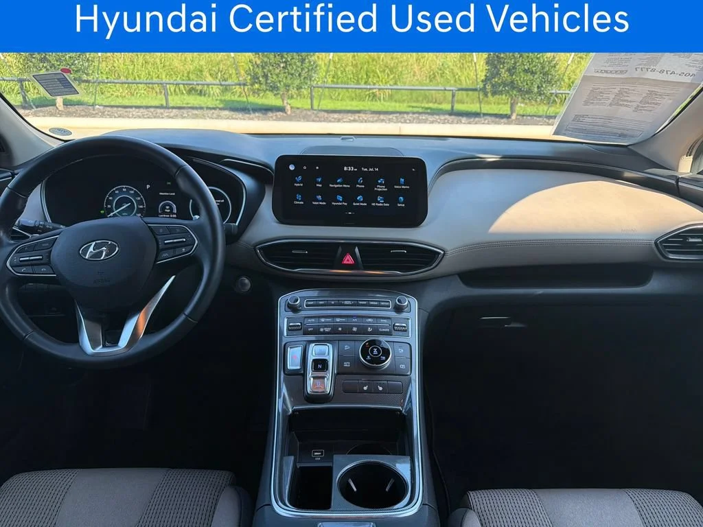 Certified Pre-Owned 2023 Hyundai Santa Fe Hybrid Blue