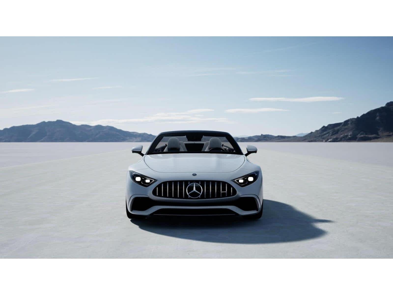 New 2027 MANUFAKTUR Moonlight White Metallic Mercedes-Benz AMG® SL 43 Roadster image 6