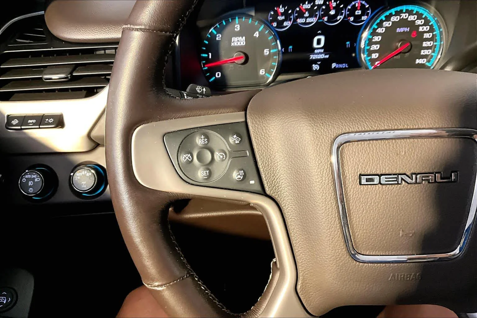 Used 2020 Dark Sapphire Blue Metallic GMC Denali image 24