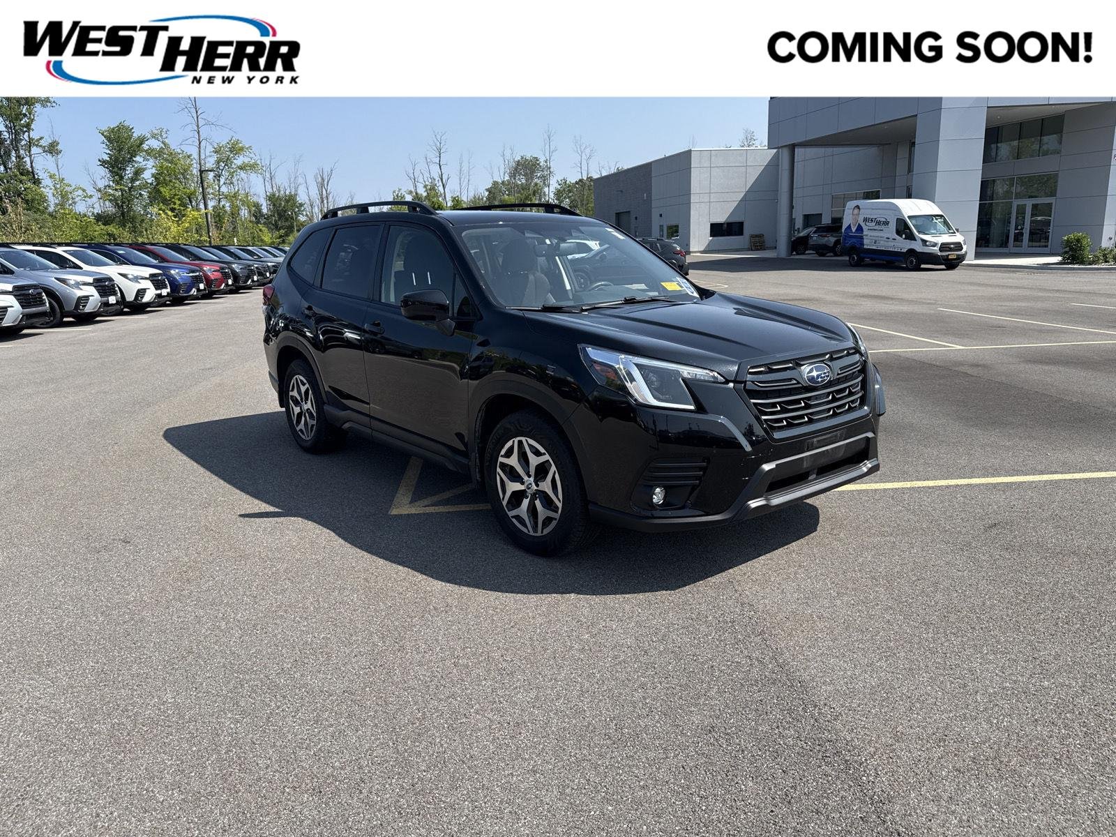 Used 2024 Crystal Black Silica Subaru Premium image 1