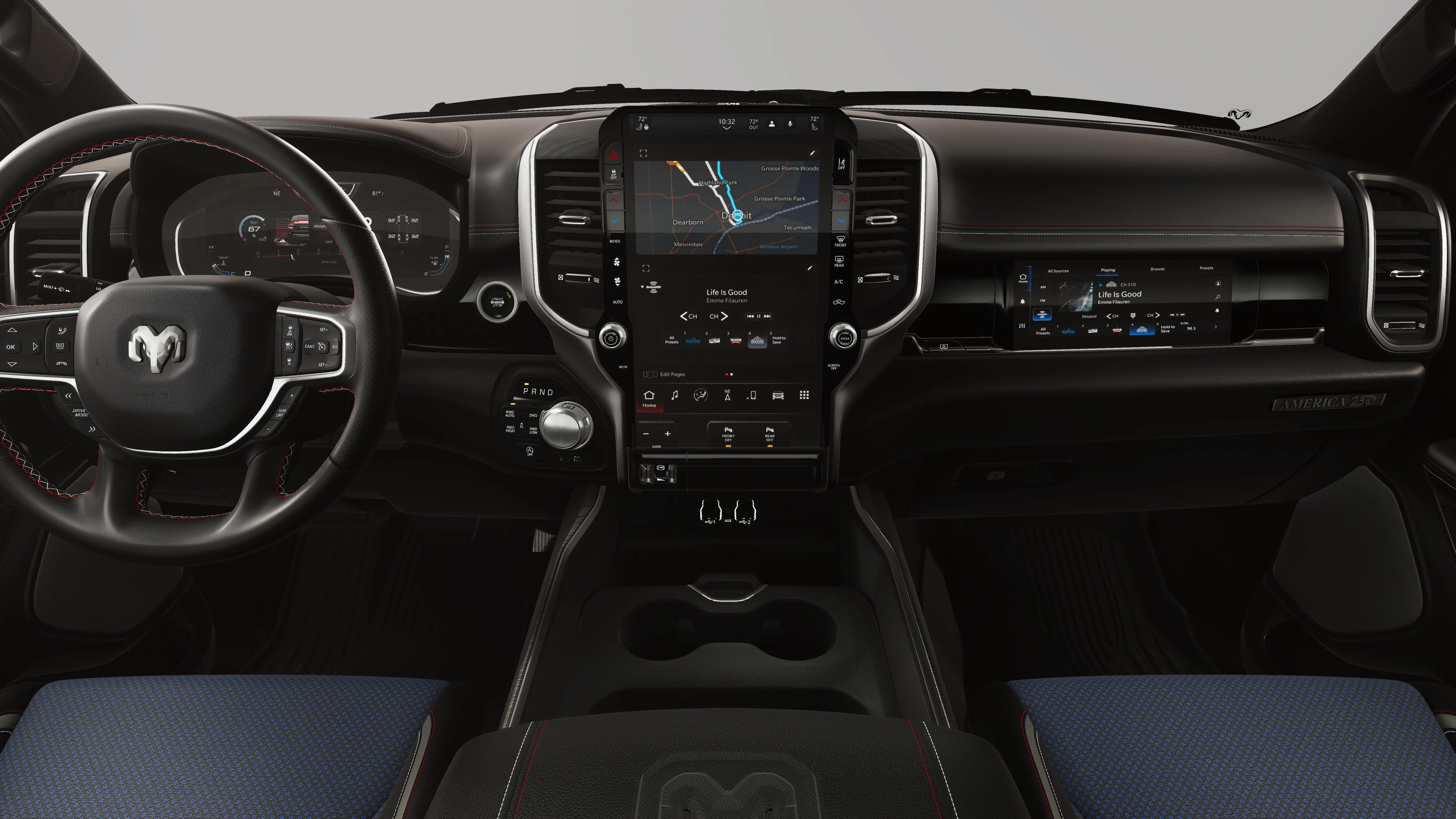 New 2026 Hydro Blue Pearl-Coat Exterior Paint RAM Rebel image 18