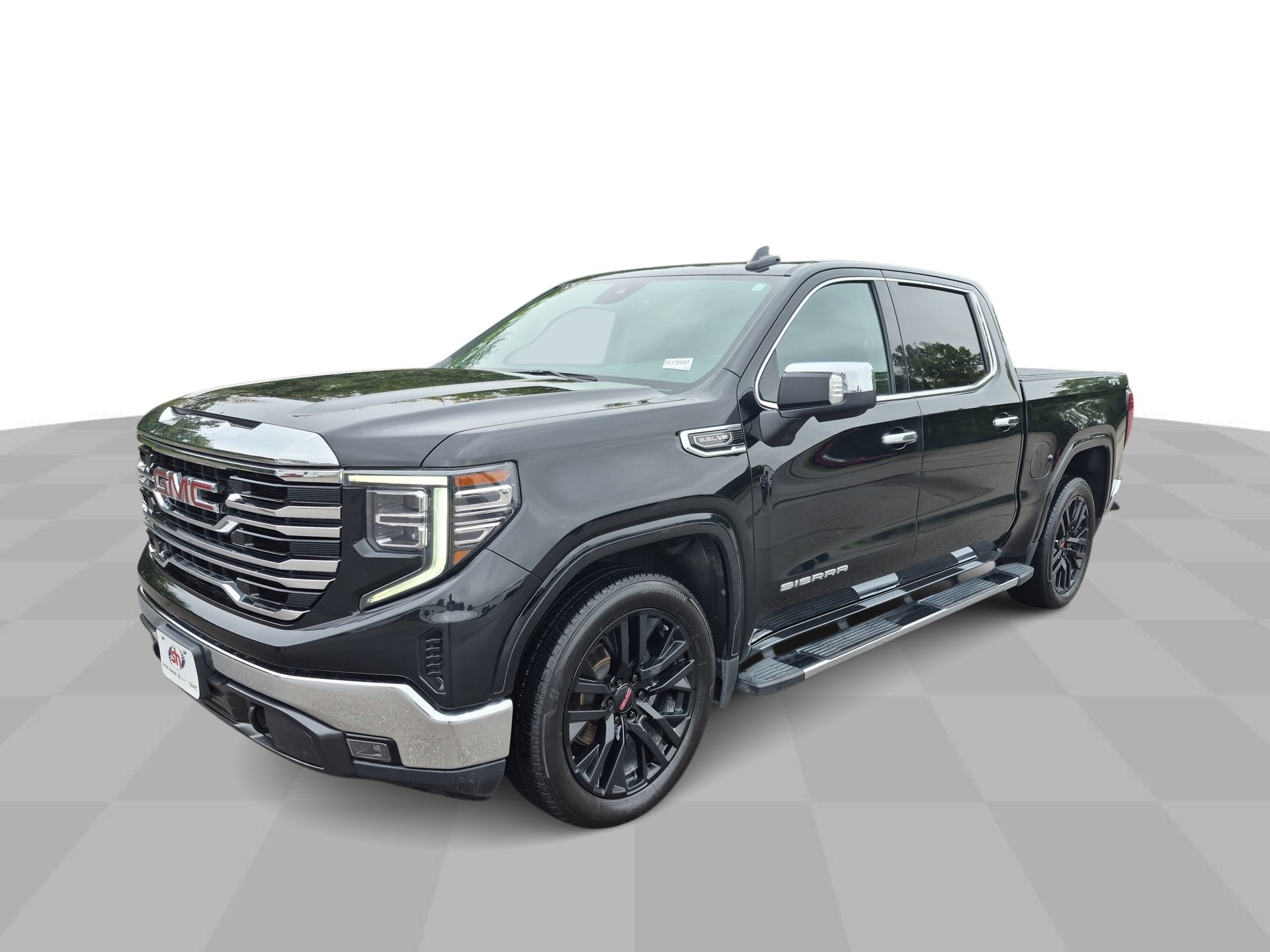 Used 2023 ONYX BLACK GMC SLT image 4