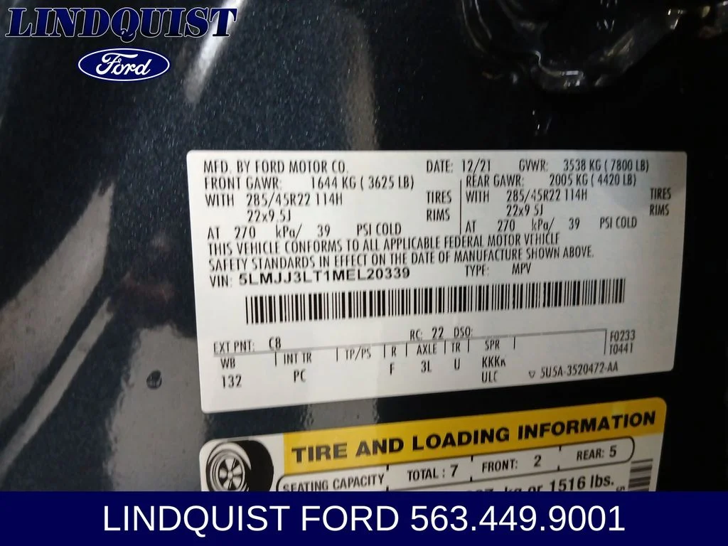 Used 2021 Blue Lincoln Reserve image 24