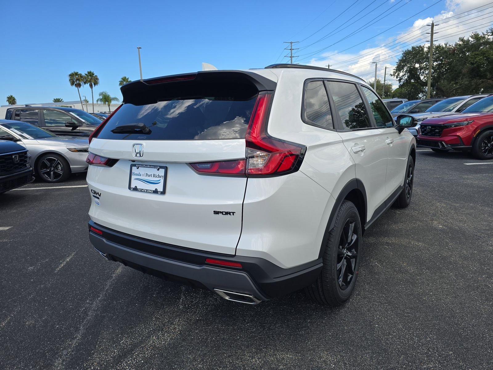 New 2026 Platinum White Pearl Honda Sport image 4
