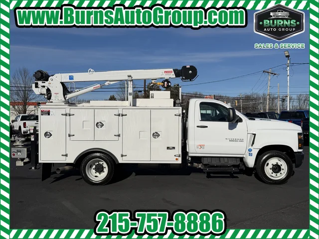 2024 Chevrolet Silverado 6500 Diesel Mechanics Truck W/6,000lb Crane 