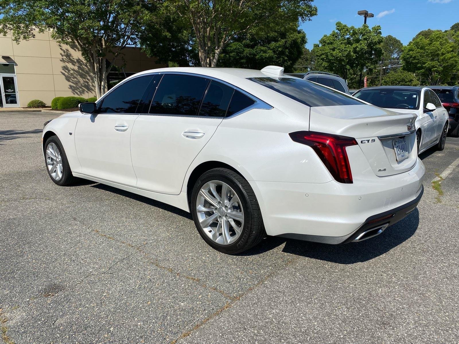 Used 2025 Crystal White Tricoat Cadillac Premium Luxury image 8