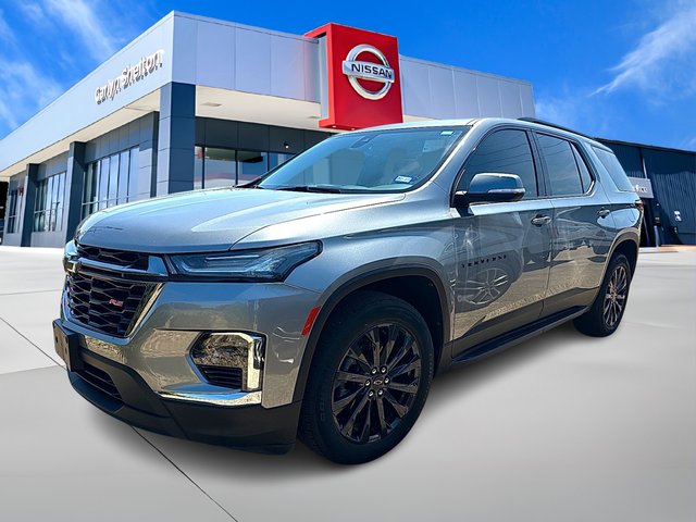 Pre-Owned 2023 Chevrolet Traverse 3.6L V-6 gasoline direct injection, DOHC, VVT variable valve control, regular unleaded, engine with 310HP FWD FWD RS
