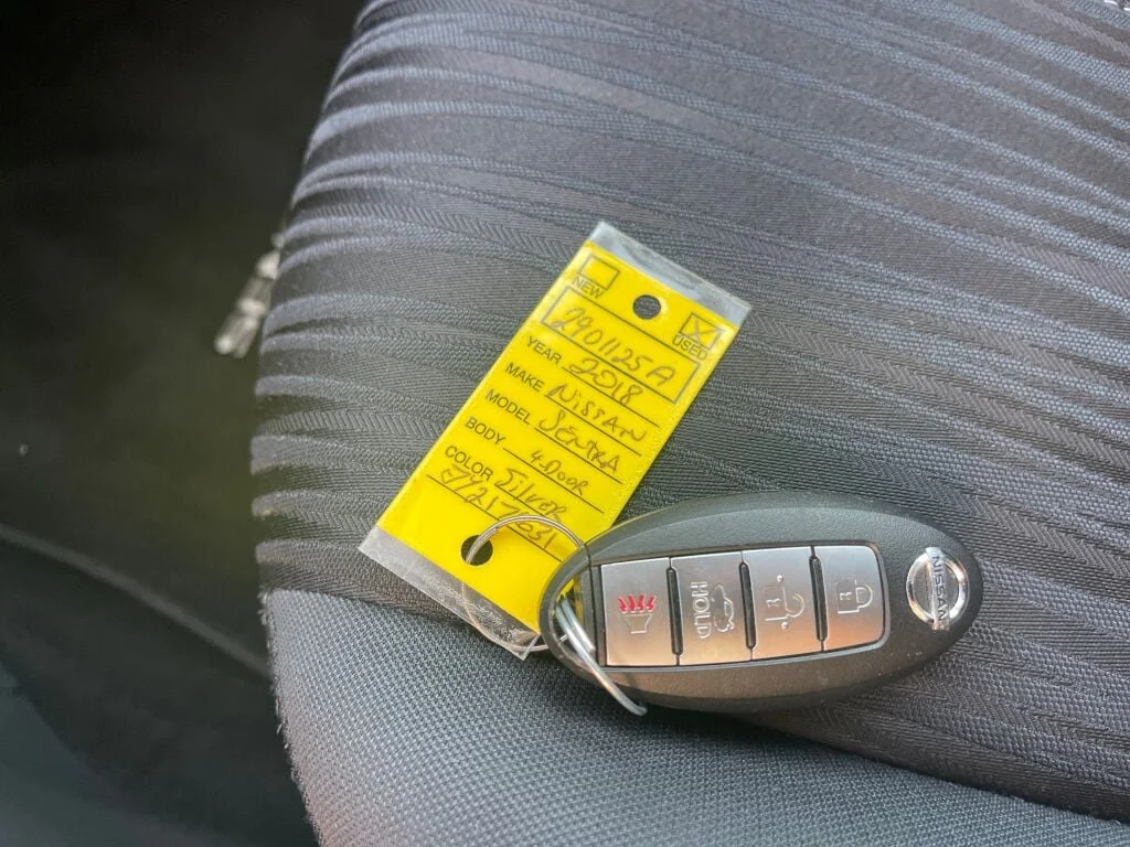 Certified Used 2018 Brilliant Silver Nissan SV image 4