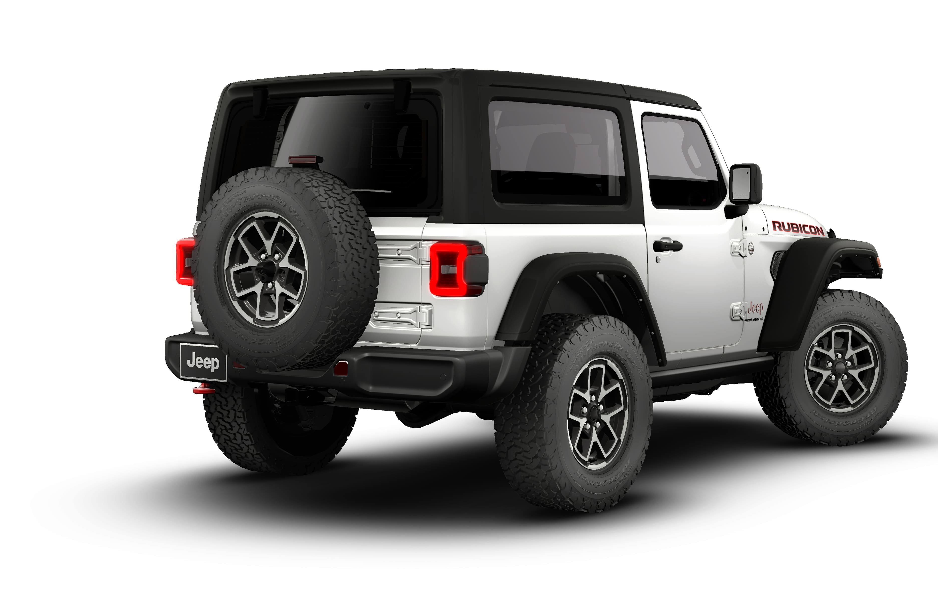 New 2026 Bright White Clear-Coat Exterior Paint Jeep Rubicon image 14
