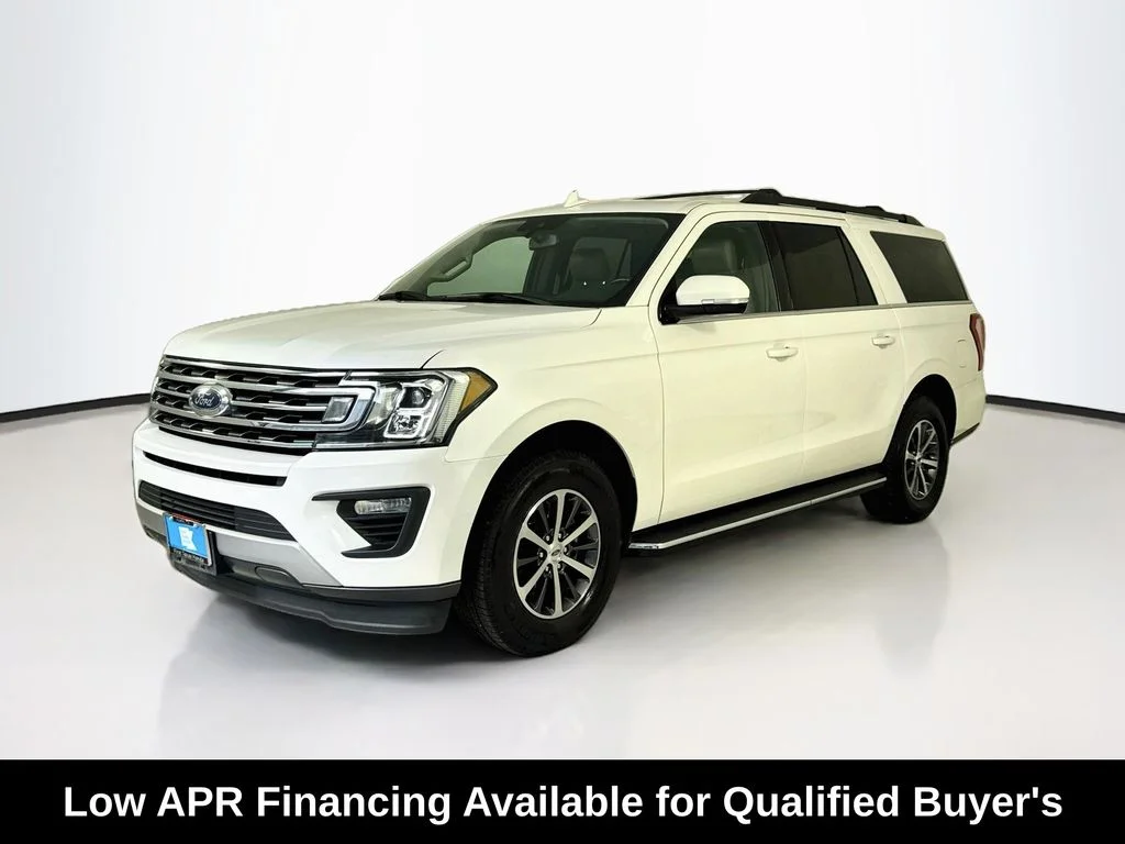 Used 2018 White Platinum Clearcoat Metallic Ford XLT image 3