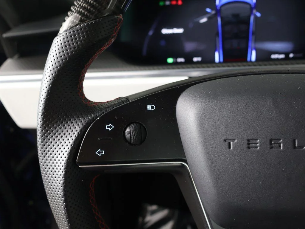 Used 2023 Blue Tesla Plaid image 36