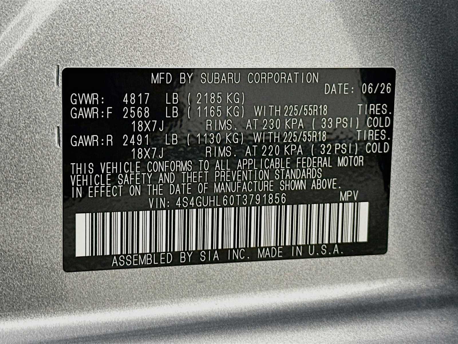 New 2026 ICE SILVER METALLIC Subaru Limited image 28