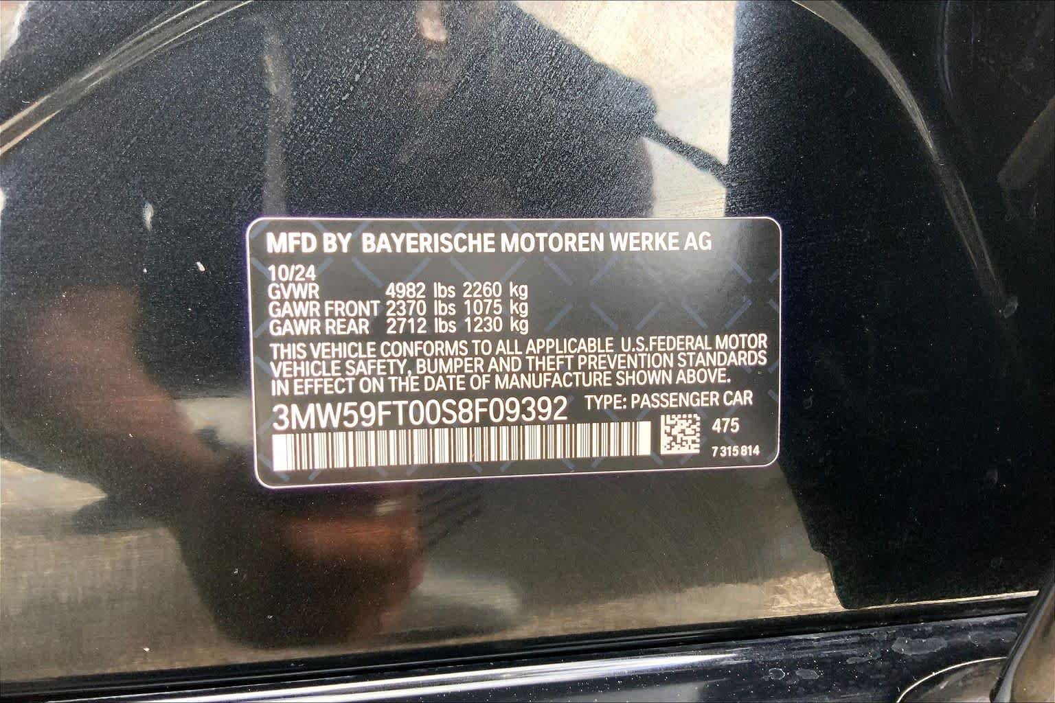 Used 2025 Black Sapphire Metallic BMW M340i image 36