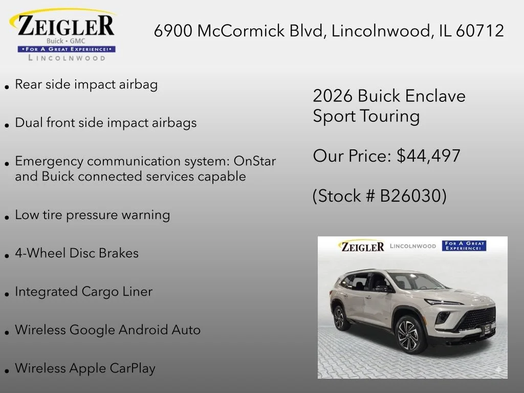 New 2026 Stone Metallic Buick Sport Touring image 30