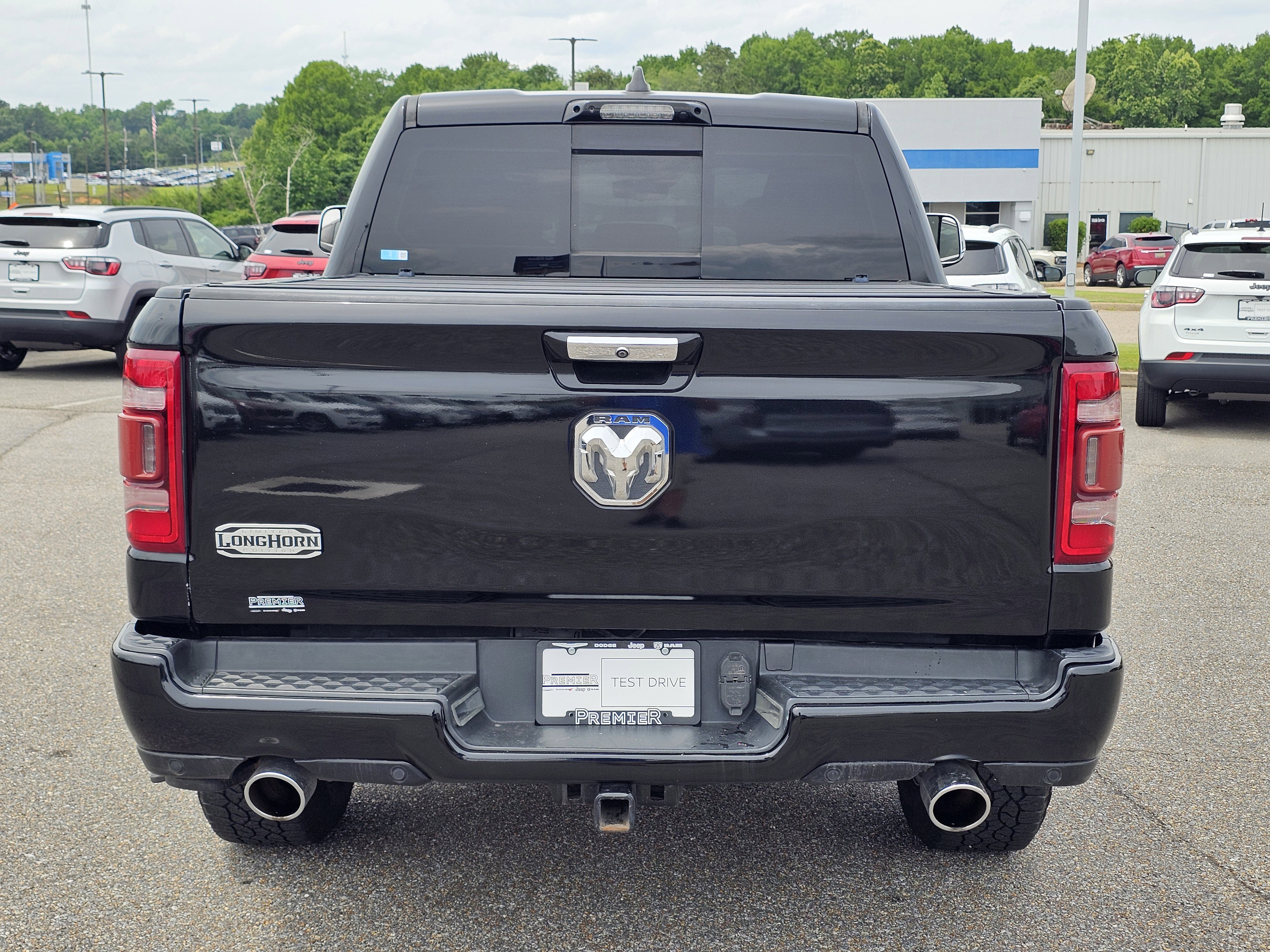 Used 2022 Diamond Black Crystal Pearlcoat Ram Longhorn image 12