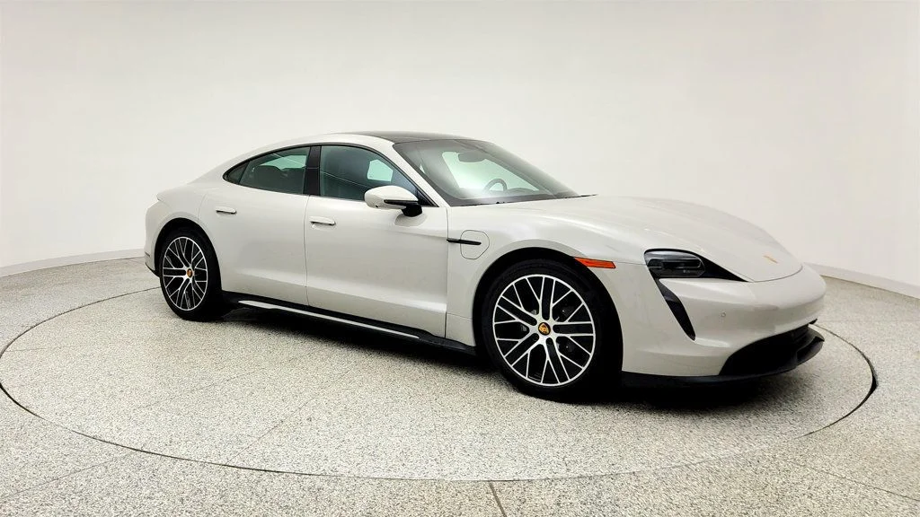 Used 2024 Chalk Porsche RWD w/ Premium Pkg, Performance Battery Plus & Side Skirts image 3