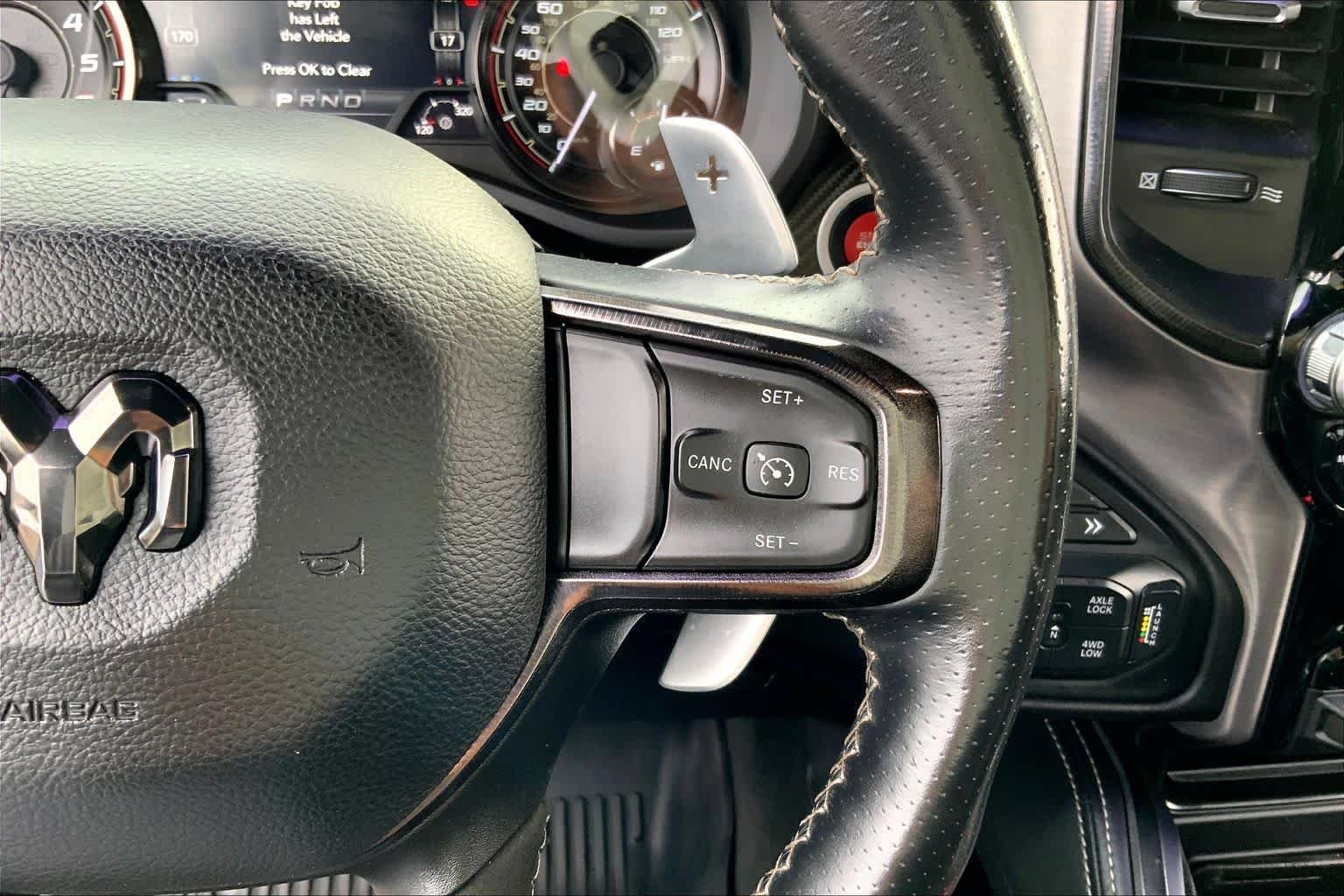 Used 2022 Diamond Black Crystal Pearlcoat Ram TRX image 43