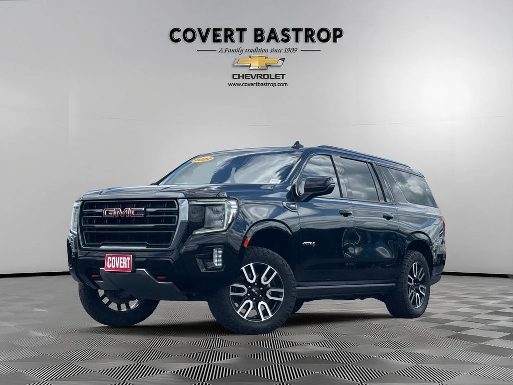 Used 2022 Black GMC AT4 image 1