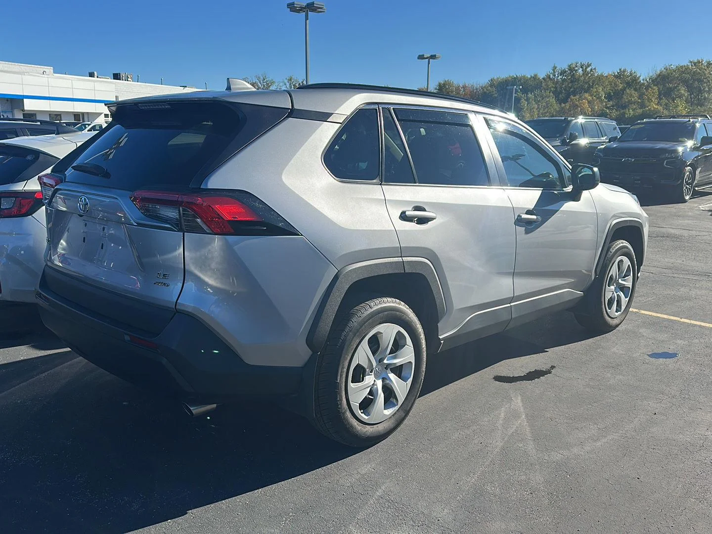 Used 2020 Silver Sky Metallic Toyota LE image 2