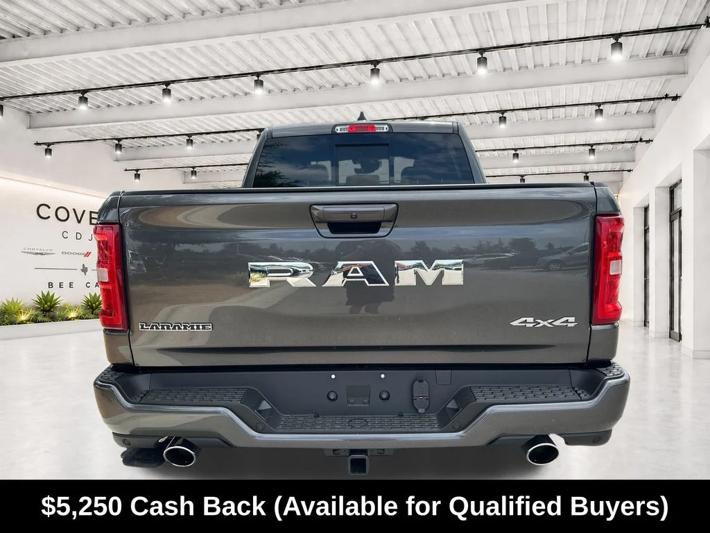New 2026 Granite Crystal Metallic Clear-Coat Exterior Paint RAM Laramie image 9