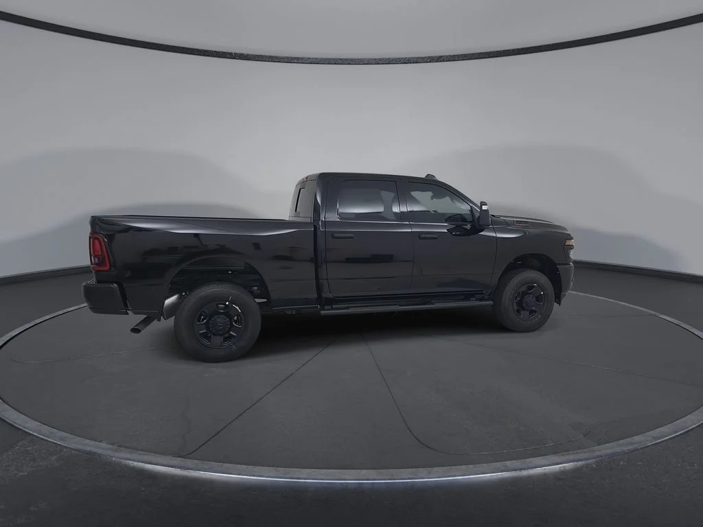 New 2026 Diamond Black Crystal Pearl-Coat Exterior Paint RAM Tradesman image 15