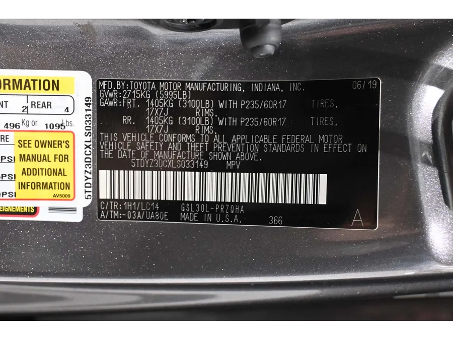 Used 2020 GRAY Toyota XLE Mobility Handicap Van image 34