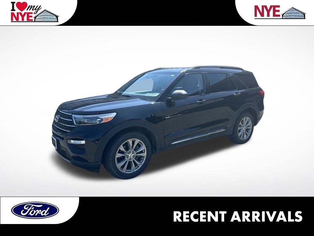 Used 2023 Black Metallic Ford XLT image 1
