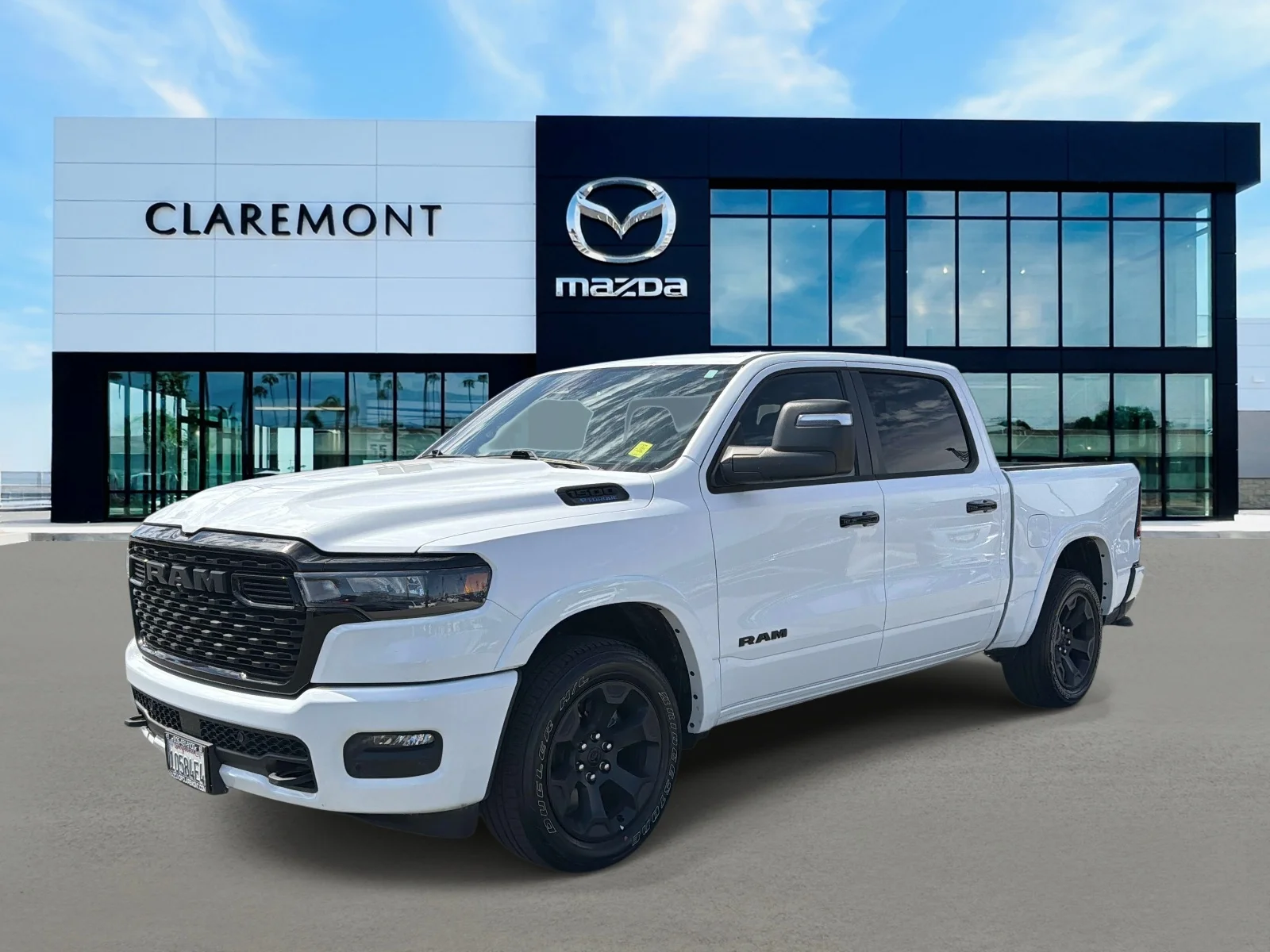 Used 2025 BRIGHT WHITE CL Ram Big Horn 4x4 Crew Cab 5
