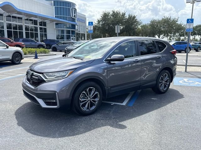 Certified Used 2021 Modern Steel Metallic Honda HYBRID EX image 8