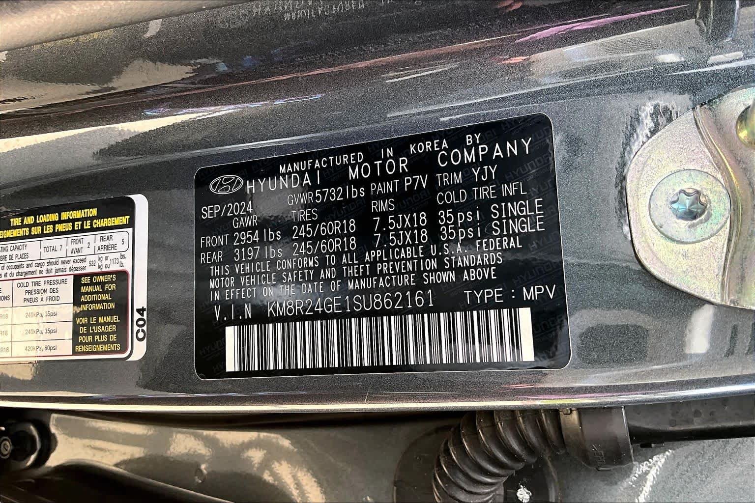 Used 2025 Steel Graphite Hyundai SEL image 33