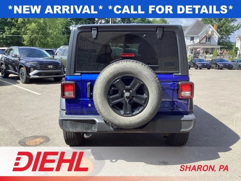 Used 2020 Blue Jeep Unlimited Sport S image 6