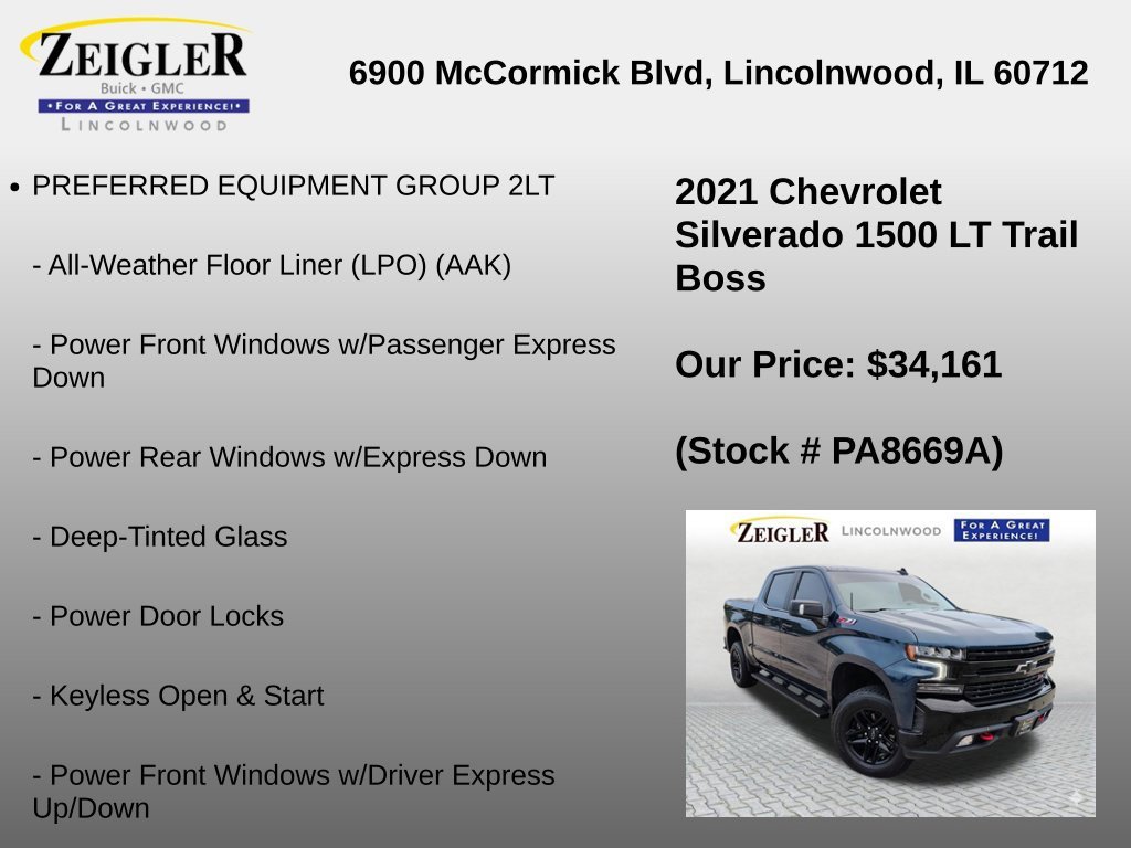 2021 Chevrolet Silverado 1500 LT Trail Boss - Photo 6