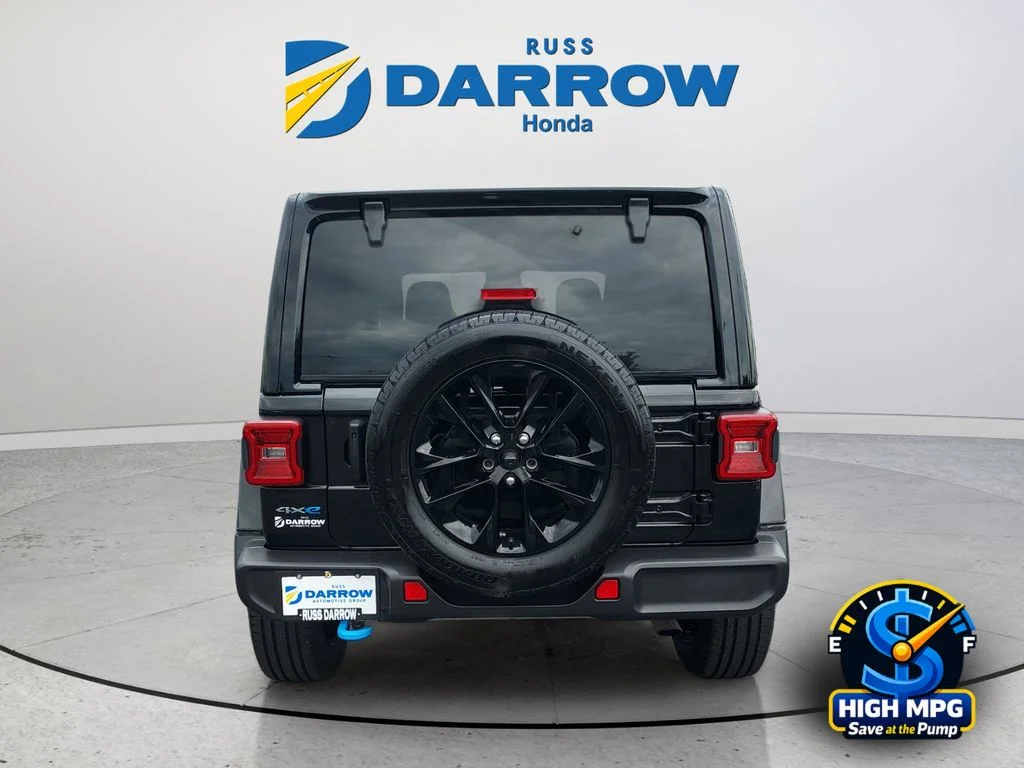 Used 2024 Black Jeep Sahara 4xe image 4