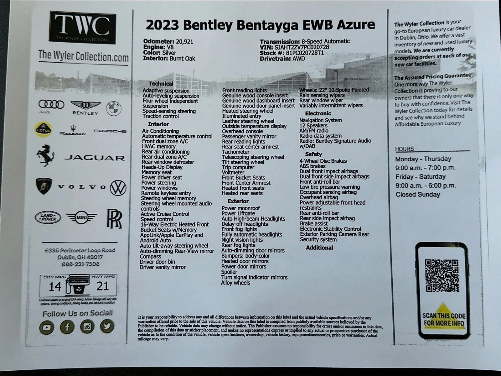 Used 2023 Silver Bentley  image 51