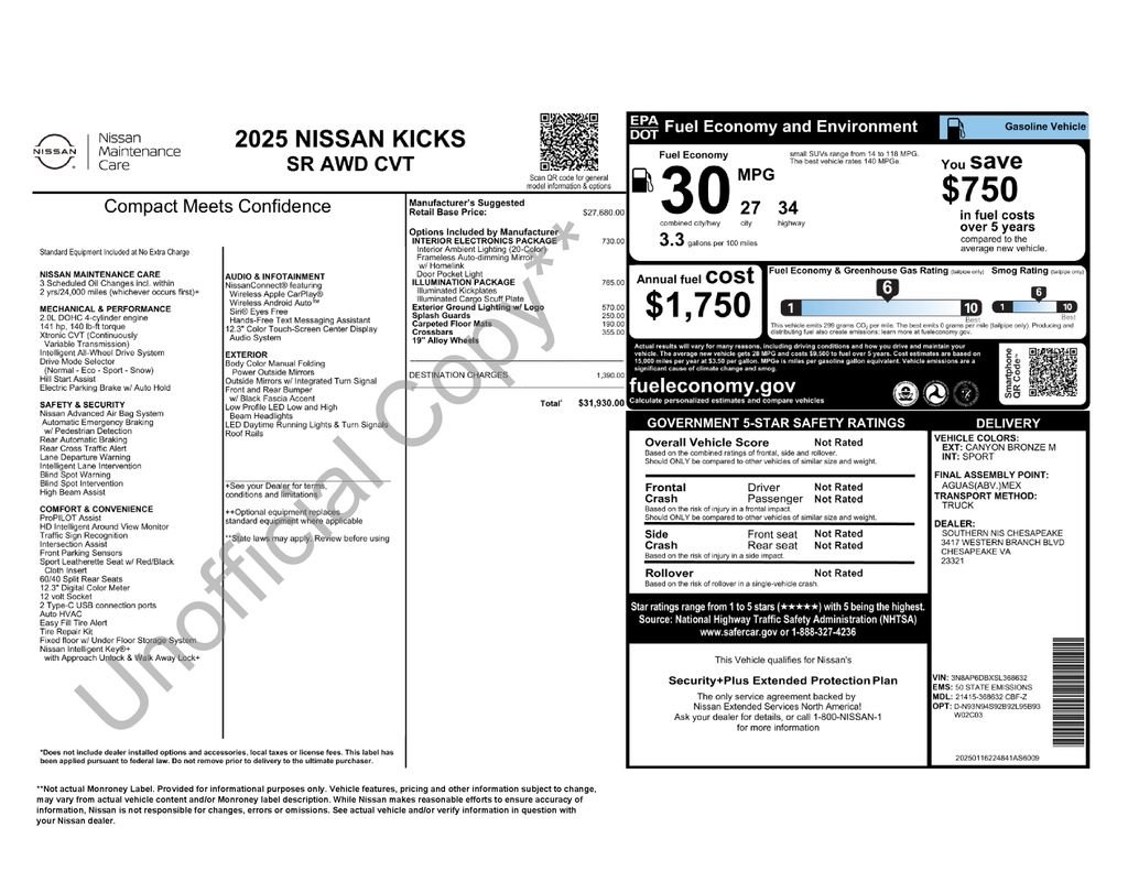 2025 Nissan Kicks SR AWD - Photo 6