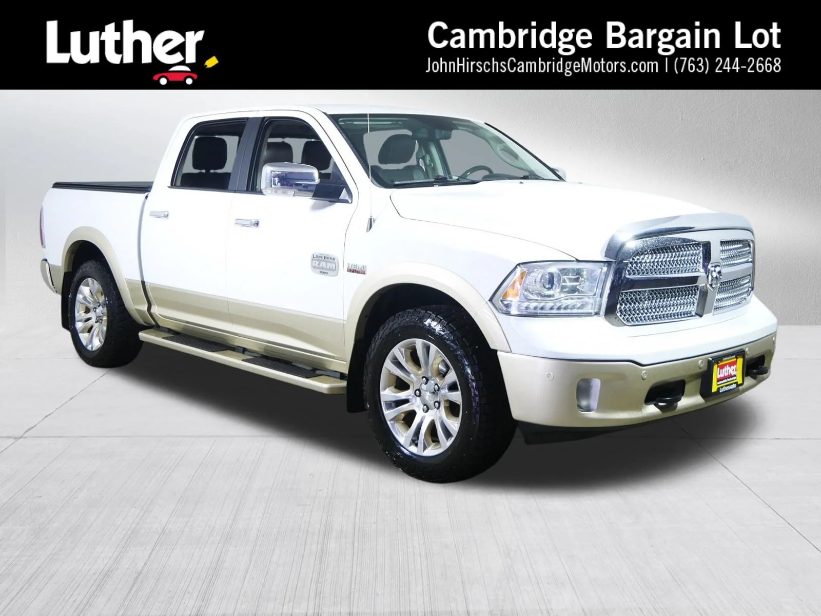 Used 2016 Bright White Clearcoat Ram Longhorn image 1