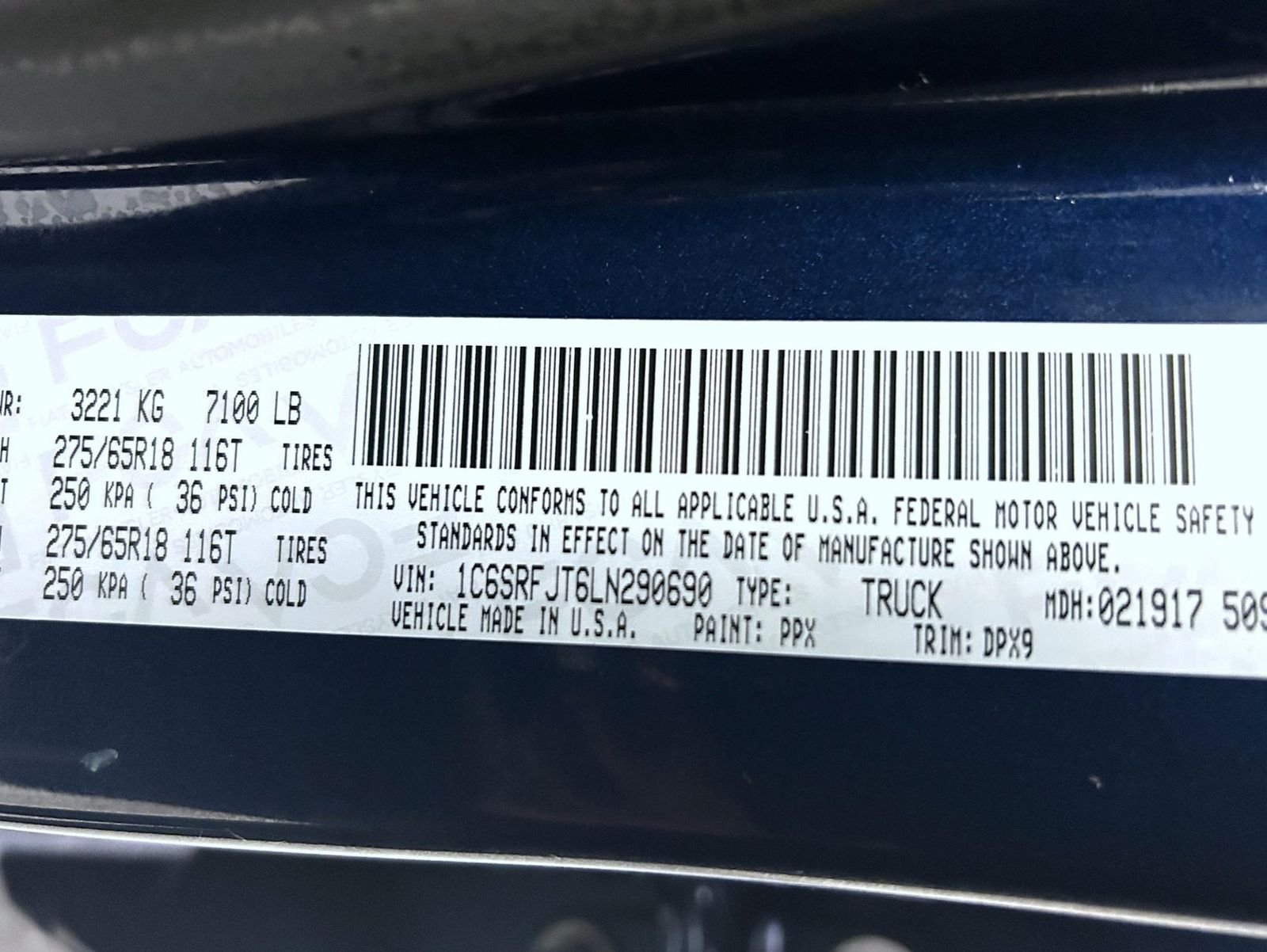 Used 2020 Blue Ram Laramie image 25