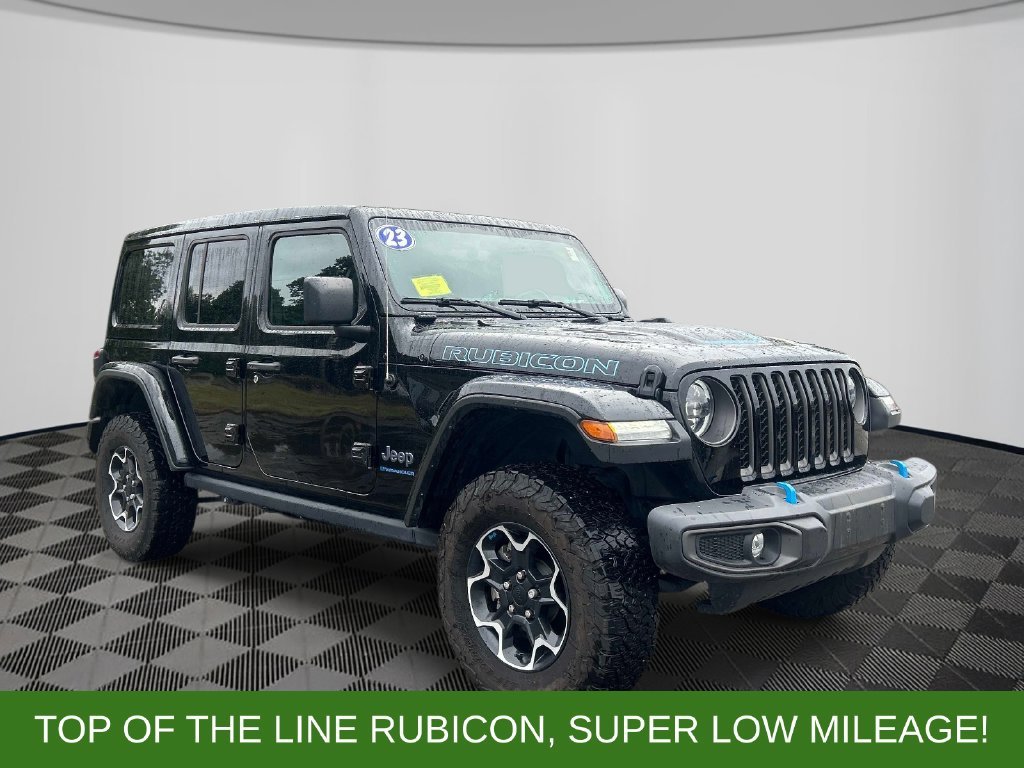 Used 2023 Black Jeep Rubicon 4xe image 7