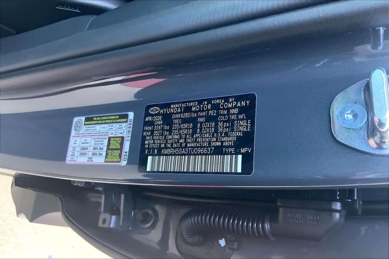 New 2026 Ecotronic Gray Pearl Hyundai Blue SEL Premium 7P image 19