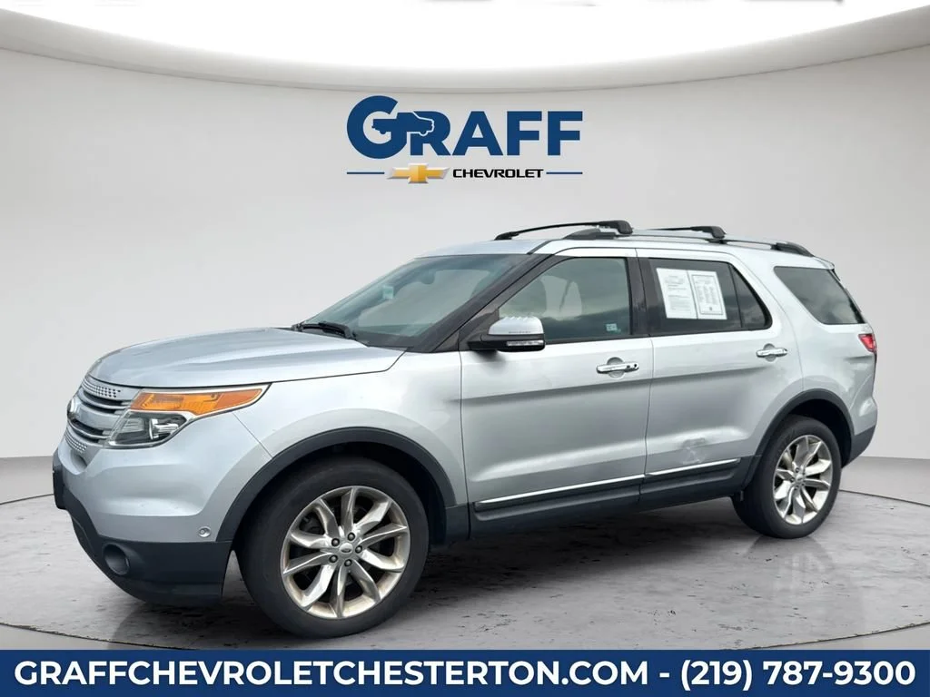 Used 2015 Ford Explorer Limited with VIN 1FM5K8F81FGB08389 for sale in Burns Harbor, IN