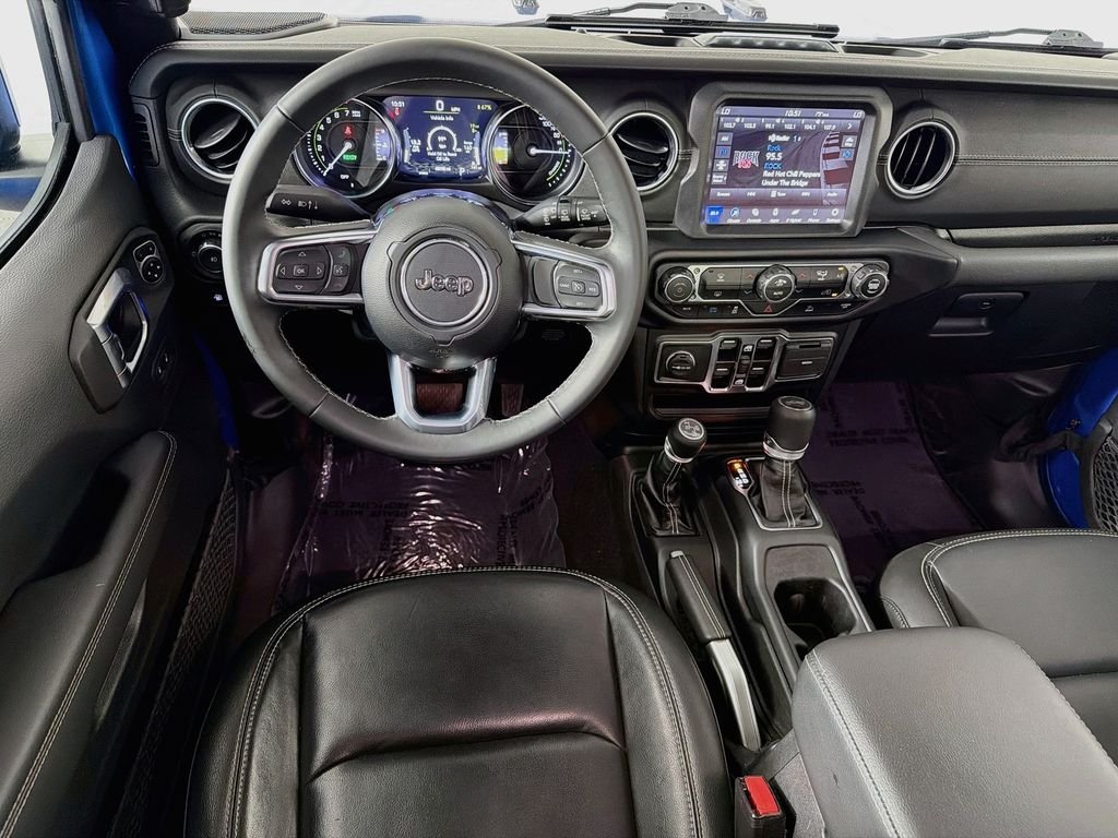 Used 2022 Blue Jeep Unlimited Sahara 4xe image 21