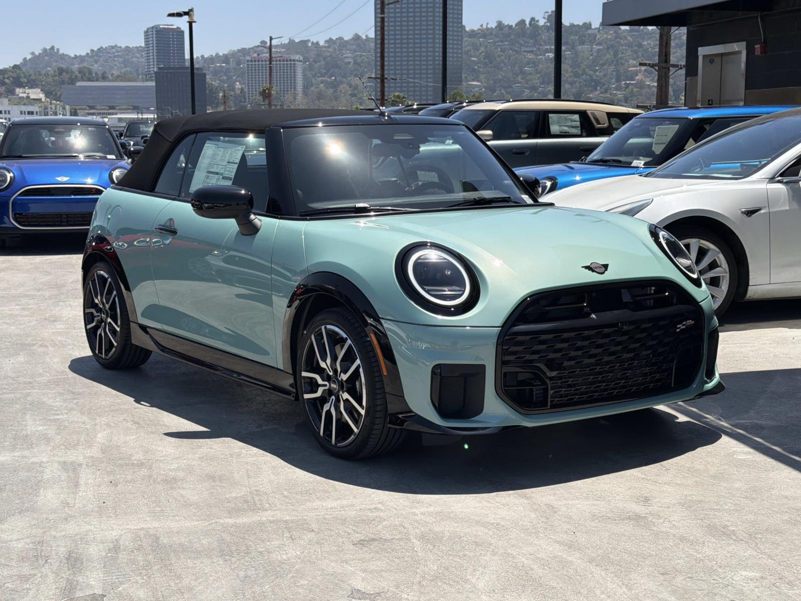 New 2026 0C6M Ocean Wave Green Metallic MINI Iconic image 2