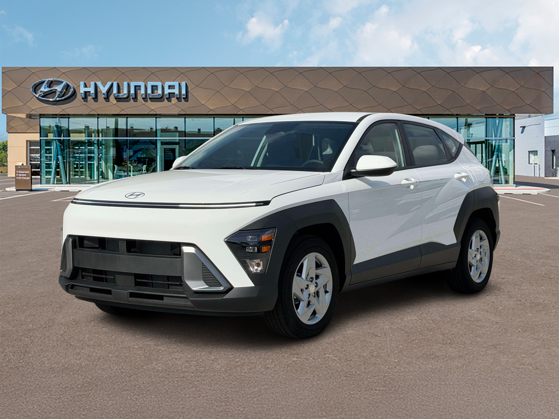 New 2027 Atlas White Hyundai SE FWD image 1