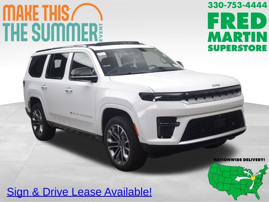 New 2026 Bright White Clear-Coat Exterior Paint Jeep Summit Reserve image 1