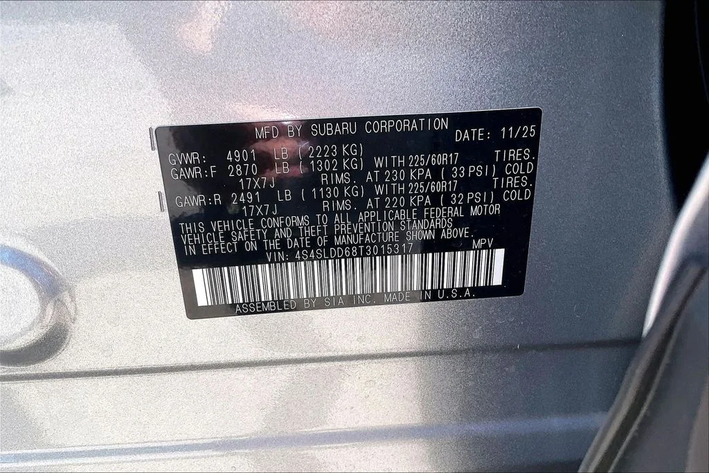 Used 2026 Silver Subaru Premium image 33