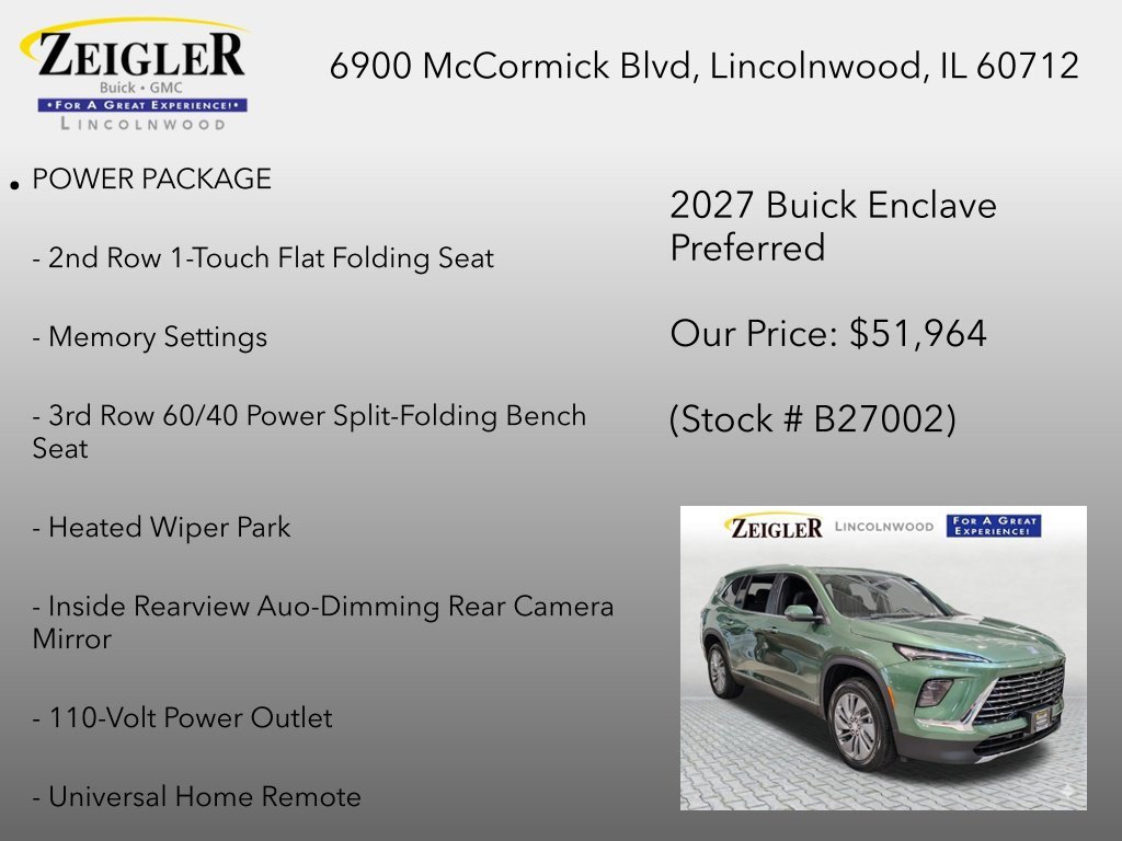 2027 Buick Enclave Preferred - Photo 6